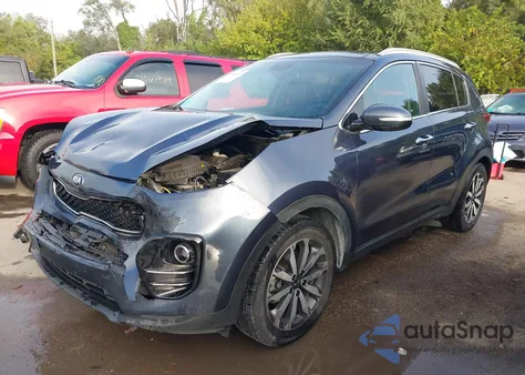 2017 Kia Sportage Ex z USA, uszkodzony, nr VIN KNDPN3AC8H7237431